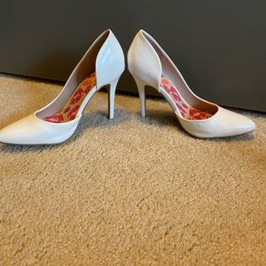 White pumps